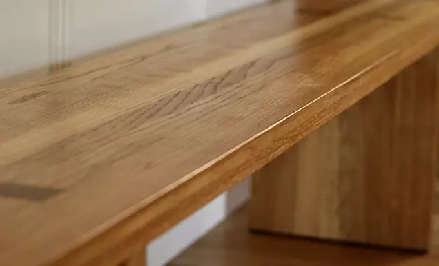 Solid Oak Bench